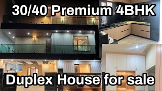 3040 North facing Duplex House for sale in Bangalore [upl. by Aerda]