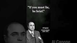 Gangster wisdom Al Capone Lifechanging quotes [upl. by Kameko]