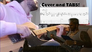 Kerrys Song from Cyberpunk 2077 How to play cover with on screen Tabs [upl. by Cromwell]