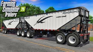 FS25 All Trailers Base Game  Farming Simulator 25 [upl. by Eelak]