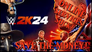 WWE 2K24  Online Services Still Doesnt Work  Look What Happens [upl. by Stedt]