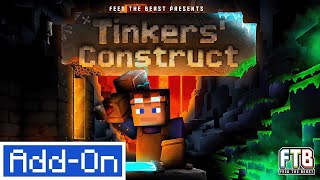 Tinkers Construct  Minecraft Marketplace Addon  FULL GUIDE [upl. by Sirac]