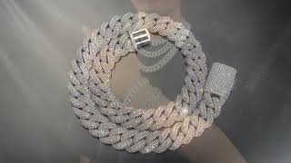 1820mm Moissanite Cuban Link Chain 🔗 [upl. by Ikciv37]