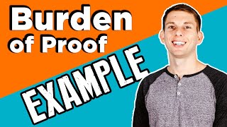 What is the Burden of Proof Answer  SECRET example [upl. by Ahsiakal695]