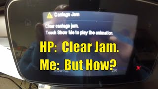 Solve HP OfficeJet Pro Problem Instantly  The Carriage Jam Fix Hack [upl. by Jerrine820]