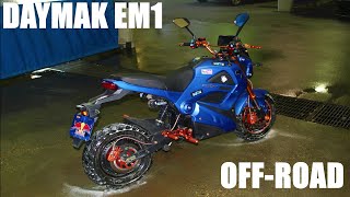 DAYMAK EM1 OFF ROAD TEST 44 KM 1 CHARGE FULL RIDE [upl. by Brynne]