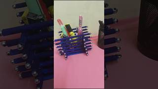 Waste material craft ideasdiypen holder shortfeedyoutubeshortspapercraft [upl. by Aivul541]