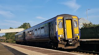 Class 156 departs Gretna Green [upl. by Coulson]