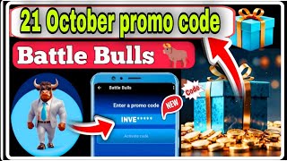 21 October Battle Bulls Promo Code Today  Battle Bulls Airdrop Promo CodeBattle Bulls Promo code [upl. by Vaughn102]