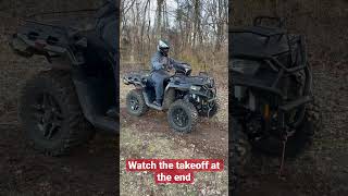 Polaris Sportsman 570 trail edition startup quad dirtbike 570polarisrzr polarisoffroad fast [upl. by Cryan445]