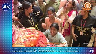 Siddharth Jadhav actor at Lalbaugcha raja 11092024 [upl. by Pheni]