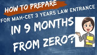 How to prepare MAHCET 3 years Law 2025 from ZeroFrom Scratch MH Law CET Strategy Books amp Syllabus [upl. by Veta]