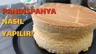 Pandispanya Nasıl Yapılır  pandispanya tarifi pandispanya cake [upl. by Finella]