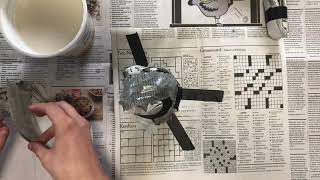 Paper Mache Basics  Make Art at Home [upl. by Seyer]