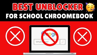 Best Unblocker For School Chroomebook 2024  Best PROXY 2024 [upl. by Franzoni]