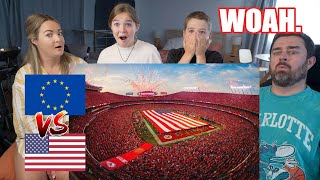 New Zealand Family React to American Footballs Fans vs European Football Fans WHO DID IT BETTER [upl. by Eirek904]