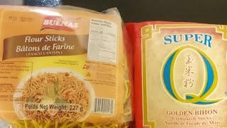 Stir fry Super Q and Buenas noodles [upl. by Ybloc749]