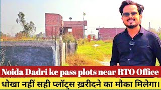 दादरी बाज़ार के पास प्लॉट  plot near dadri Bisahda Village  plot in dadri  plot in noida [upl. by Urbas452]