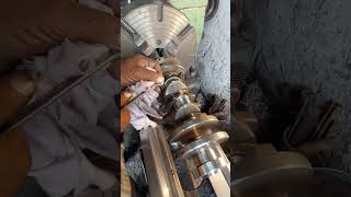 Crankshaft clearance check Pistons Rod Automobile Toptrending Workshop [upl. by Hpeseoj]