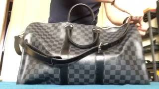 Louis Vuitton Keepall 45 Damier Graphite [upl. by Akessej902]