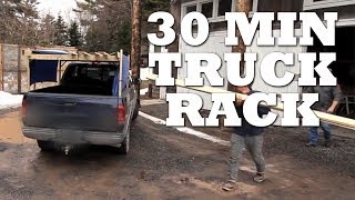 How to Make a TRUCK RACK in 30 Minutes or less [upl. by Karney]