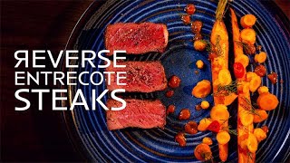 REVERSE Entrecote steaks op de BBQ [upl. by Bard]