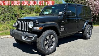 2023 Jeep Wrangler Sahara  REVIEW and POV DRIVE  Best Daily Drivable Wrangler [upl. by Zysk]