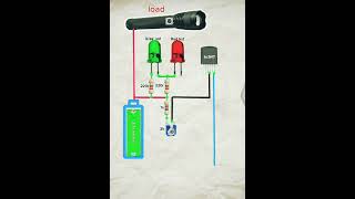 “Simple Torch Circuit Diagram Explained ♥️⚡shorts trending electronics [upl. by Ingrim]