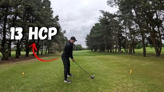 What 13 Handicap Golfer REALLY Looks Like EVERY SHOT [upl. by Noir681]