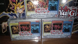 Opening 3 Yugioh Legendary Collection 25th Anniversary Boxes [upl. by Roselle]