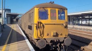 73119 quotPaul Taylorquot amp 73201 quotBroadlandsquot with RHTT passing through Ashford 241024 [upl. by Gipson660]