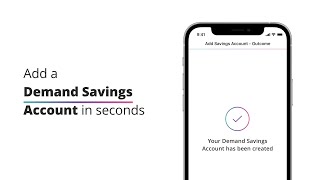 How to add a Demand Savings Account [upl. by Lateh353]