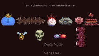 Terraria Calamity Mod  All PreHardmode Bosses DM Mage [upl. by Ashti303]