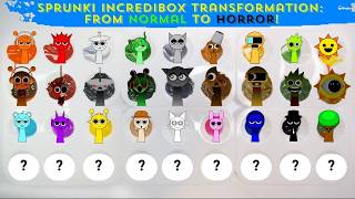 Sprunki Incredibox Transformation From Normal to Horror What’s Your Favorite Color Magic Mix [upl. by Lalage539]