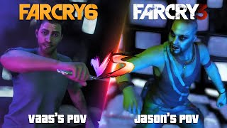 Far Cry 6 vs Far Cry 3  Vaas Death Scene Comparison  POV Sync [upl. by Christel]