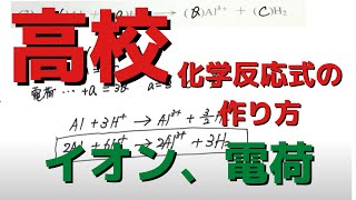 高校化学 化学反応式の作り方 イオン 電荷 [upl. by Cini]