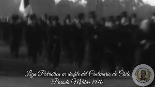 Liga Patriótica presidida por Domingo de Toro Herrera en desfile del Centenario de Chile 1910 [upl. by Zeralda]