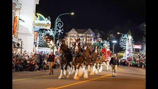 Gatlinburg 46th Annual Fantasy of Lights Christmas Parade [upl. by Lynd401]