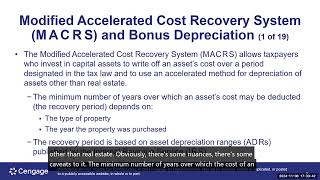 Chapter 8 Depreciation and Sale of Business Property PowerPoint Lecture [upl. by Stulin518]