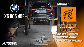 BMW X5 G05 45e iPE Full Exhaust System [upl. by Celene]