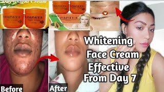 How to do papaya fruit facial for glowing n clear skin at homeRemoves dark spots n dry skin [upl. by Mount649]