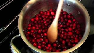 How to Make Cranberry Sauce for Thanksgiving Homemade [upl. by Romeo596]