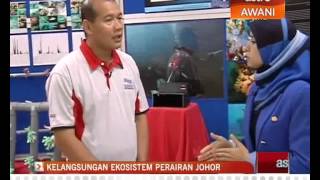 Agenda Awani Kelangsungan Ekosistem Perairan Johor [upl. by Nanine]