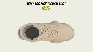 adidas Yeezy 500 High Tactical Boot Sand [upl. by Valer]