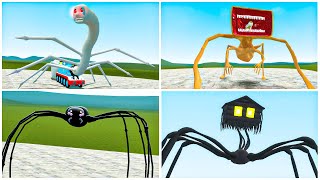 MEGAHORN vs THE HUGGER vs HOUSE HEAD vs THOMAS TRAIN In Garrys Mod [upl. by Cecilla]