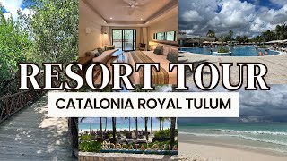 AdultsOnly All Inclusive Resort Inspired by the beauty of Mexico  Catalonia Royal Tulum Tour [upl. by Assillim]