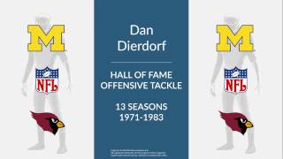 Dan Dierdorf Hall of Fame Football Offensive Tackle [upl. by Dorcia834]