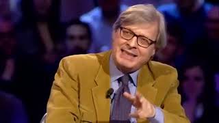 Vittorio Sgarbi VS Massimo Cacciari a Servizio Pubblico 2013 [upl. by Anyg]