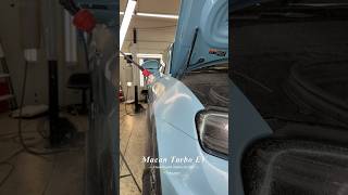 Porsche Macan Turbo EV  Front Fender PPF Installation [upl. by Uile]