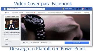 Plantilla de PowerPoint para Cover de Facebook [upl. by Dionis986]